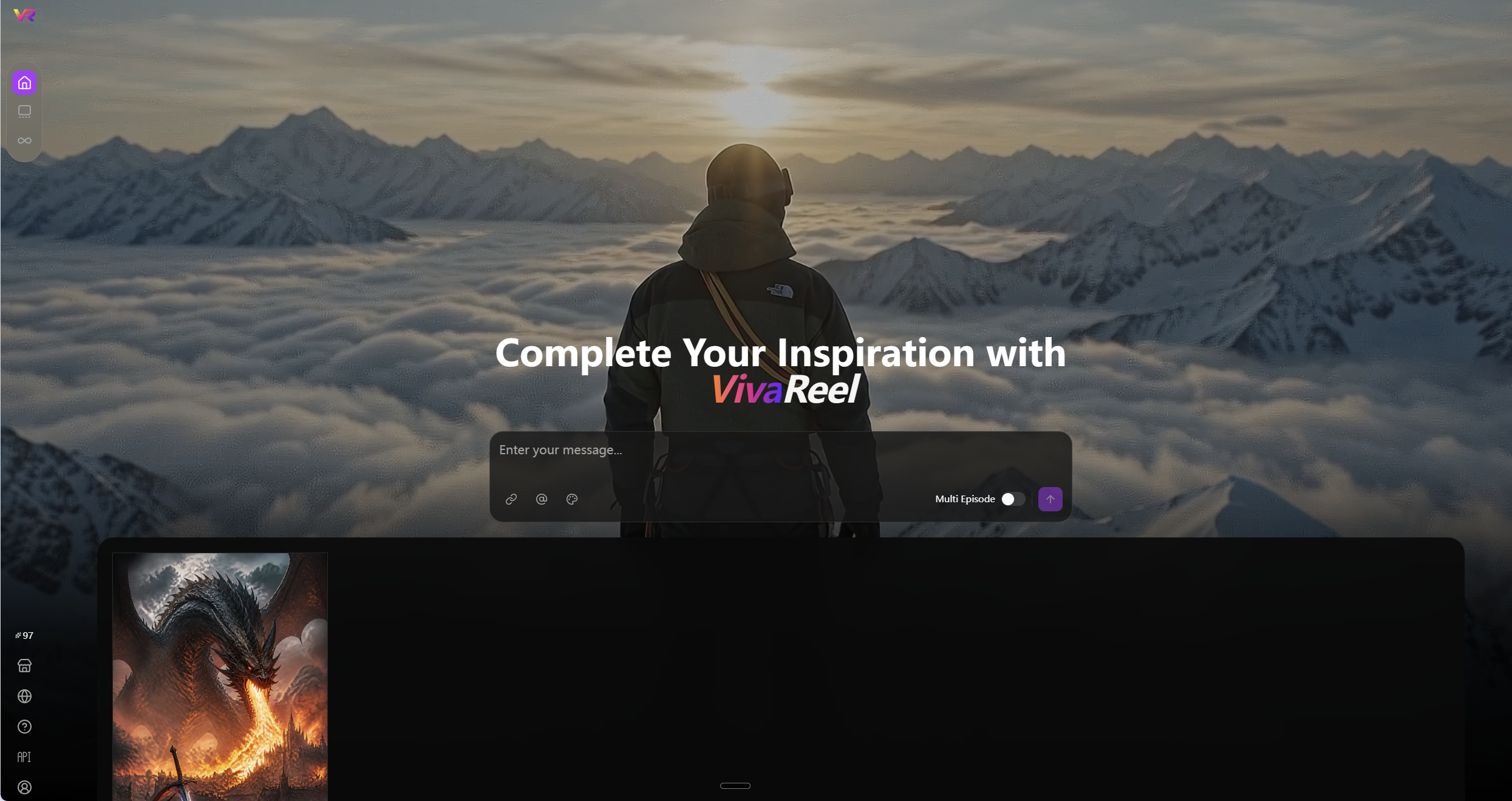 VivaReel home creation interface